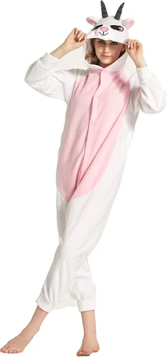 Miniatura 6 de Novedad disfraz de Halloween polar animal Cosplay cabra pijamas