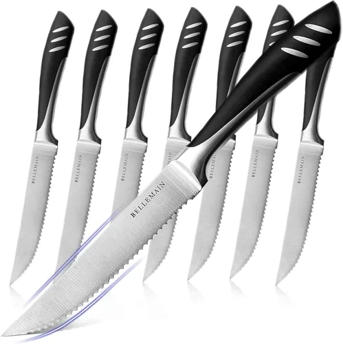 Miniatura 8 de Bellemain - set de cuchillos para carne de acero inoxidable, 4 piezas