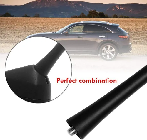 Miniatura 7 de Antena para Infiniti JX35 FX37 QX60 QX70 EX35 EX37 FX35 FX45, Antena Corta de Reemplazo Infiniti, Antena Trasera de Goma Infiniti de 7 Pulgadas