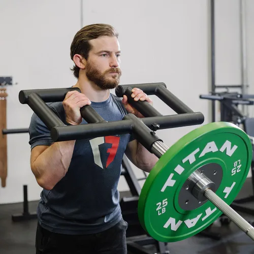 Miniatura 2 de Titan Fitness Viking Press - Accesorio para minas terrestres, mango de agarre de grasa neutra de 1.969 in, se adapta a barra olímpica de 2 pulgadas