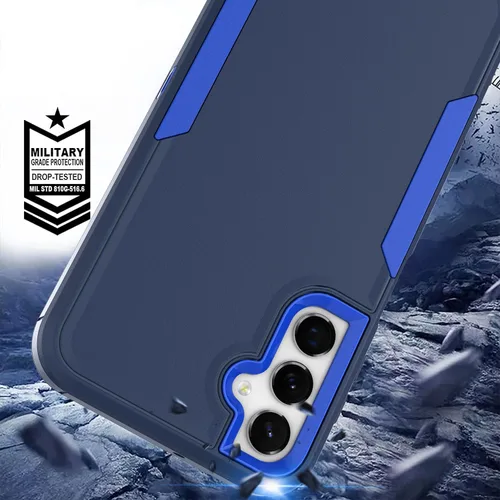 Miniatura 2 de Asuwish Funda para Samsung Galaxy A24 4G/5G con protector de pantalla de vidrio templado y accesorios híbridos de doble capa para celda, dura