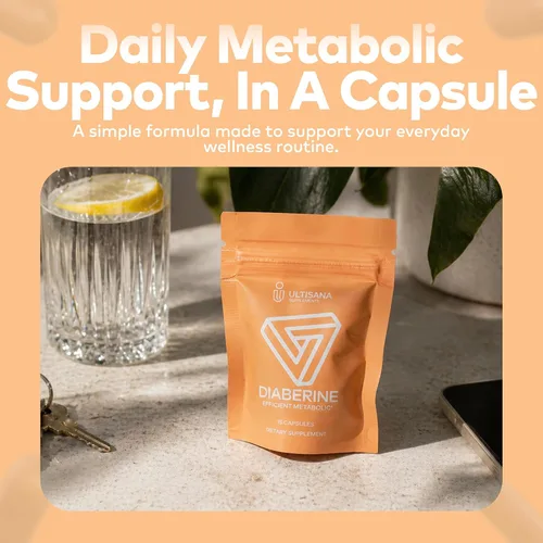 Miniatura 3 de Diaberine Berberine HCL Suplemento – Berberina 500 mg con vitamina B12, magnesio y cromo – Apoya el metabolismo, la salud del corazón, la energía
