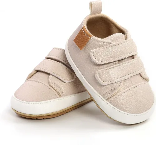 Miniatura 4 de Zapatos de bebé Mary Jane planos antideslizantes suela suave bebé bebé zapatos primeros caminantes fiesta Navidad vestido zapatos