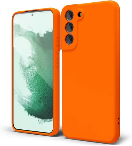Miniatura 239 de oakxco Funda para teléfono Samsung Galaxy S21 Ultra con agarre de silicona líquida, bonita funda delgada y delgada de goma suave de TPU lisa