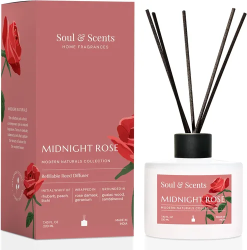 Miniatura 14 de Soul & Scents Juego de difusor de varillas – Blossom Aceite perfumado recargable de 7.43 onzas con 6 varillas de fibra Fragancia y ambientador