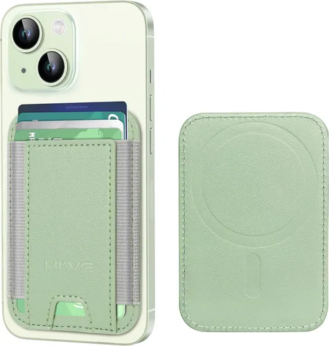 Miniatura 25 de para cartera MagSafe, cartera magnética más fuerte para iPhone 17/16/15/14/13/12 Series, soporte para 7 tarjetas, carteras magnéticas para teléfono