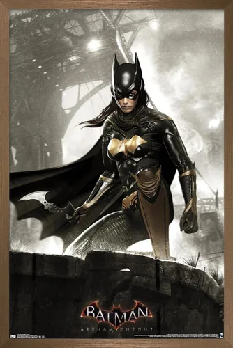 Miniatura 16 de Trends International DC Comics Video Game-Arkham Knight-Batgirl - Póster de pared, 14.72 x 22.37 pulgadas, versión enmarcada de madera de granero