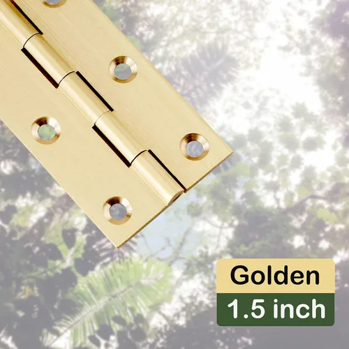 Miniatura 5 de 8 bisagras de latón macizo, bisagras de joyero, bisagras pequeñas con tornillos, adecuadas para baúl de joyería, caja de madera, caja