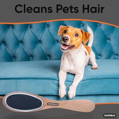 Miniatura 5 de Superio Cepillo para ropa, cepillo para ropa, removedor de pelo de mascotas, cepillo de pelusa 3 en 1, cepillo de ropa y cuerno para traje, abrigo