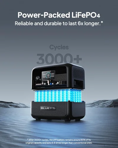 Miniatura 7 de BLUETTI Estación de energía portátil AC70, generador solar de 768 Wh con 2 salidas de CA de 1000 W (elevación de potencia de 2000 W), 100 W tipo C