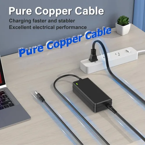 Miniatura 6 de Cargador de cable de alimentación de 42V 1.7A 1.5A 1A 0.5A DC en adaptador de 42V con 10 tomas intercambiables fuente de alimentación