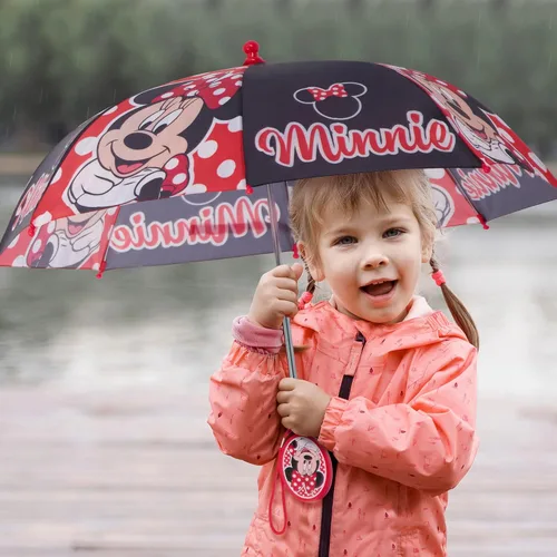 Miniatura 2 de Disney Paraguas para niños FrozenPrincessMinnie Mouse para niños pequeños y niñas pequeñas para niños de 3 a 6 años