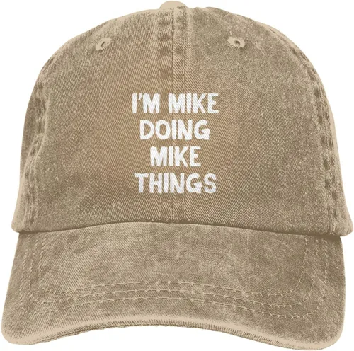 Miniatura 7 de Philysonic Funny Hat Im Mike Doing Mike Things Hats Men Dad Cap Fashionable