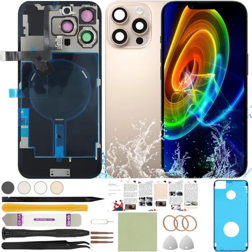 Miniatura 13 de Funda trasera de repuesto compatible con iPhone 8 de 4.7" + Herramientas profesionales (Gris espacial)