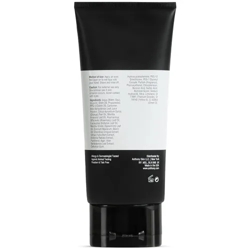 Miniatura 2 de Anthony Gel de afeitado para pieles sensibles, crema de afeitar calmante y sin espuma para hombres y mujeres. Con cuentas de aloe vera, extracto