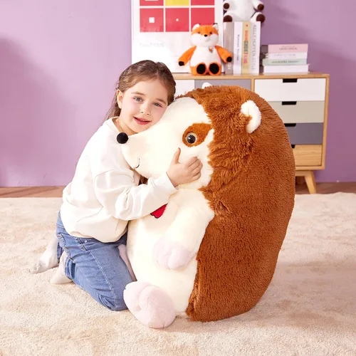 Miniatura 6 de IKASA Juguete de peluche de erizo gigante, grande de 23 pulgadas, lindos juguetes suaves jumbo, enorme tamaño grande, esponjoso, de gran