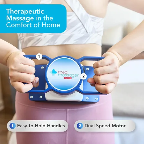 Miniatura 2 de MedMassager Body Massager Plus Unidad de terapia de masaje de tejido profundo, doble velocidad, relajación portátil y alivio - Reduce el dolor
