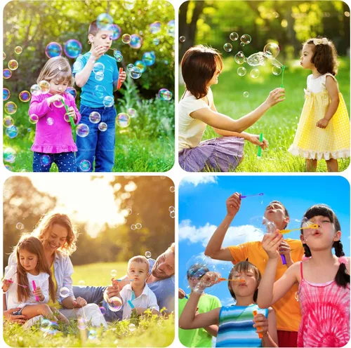 Miniatura 4 de 300 piezas de varitas para burbujas mini, surtido de juguetes para regalos de fiesta de burbujas para niños, juguetes temáticos para cumpleaños