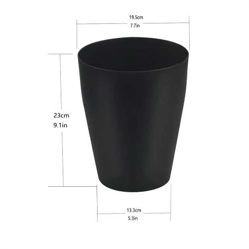 Miniatura 2 de Cubo de basura pequeño de 1.5 galones, cubo de basura pequeño redondo para baño, dormitorio, cocina, encimera debajo del fregadero