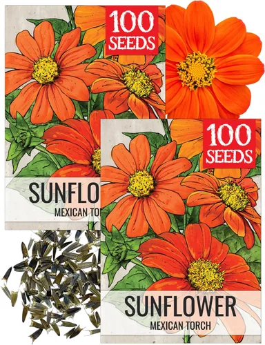 Miniatura 53 de Seed Needs Semillas de girasol para plantar girasoles de manchas solares enanas, semillas de flores de corte anual de polinización abierta
