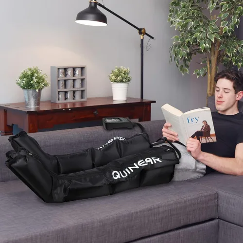Miniatura 2 de QUINEAR Sistema de recuperación de compresión de aire, dispositivo secuencial para terapia de masaje, botas de recuperación de pies y piernas