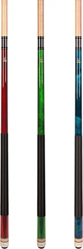 Miniatura 2 de Juego de palos de billar Aska L2, arce canadiense Hard Rock de 58 pulgadas, junta de 5/16 x 18, punta dura de 0.512 in, pesos mixtos