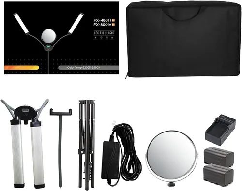 Miniatura 11 de Tatuaje profesional belleza mejora fotografía Led anillo luz led fotografía doble brazo relleno luz celebridad transmisión en vivo selfie luz ight