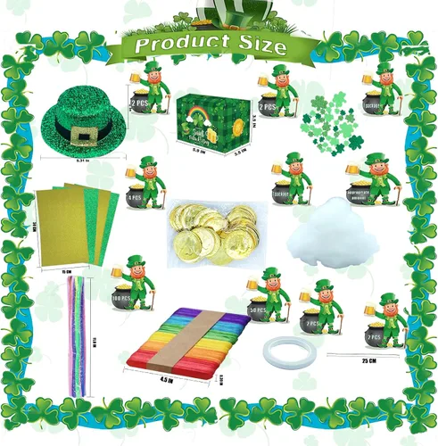 Miniatura 2 de Kit de trampa para duende para niños, 2 juegos de trampa de duende para hacer una trampa para atrapar a un duende, juguetes para el día de San