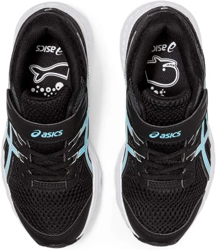 Miniatura 7 de ASICS Kids Contend 6 - Tenis de correr preescolar, color negroturquesa, 10, NegroTurquesa