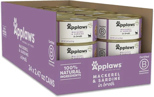 Applaws Alimento natural enlatado húmedo para gatos, ingredientes limitados y naturales, alto contenido de proteínas sin aditivos artificiales,