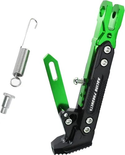 Miniatura 13 de Soporte de patas de motocicleta universal ajustable modificado CNC de aleación de aluminio, soporte de trípode ajustable, soporte lateral
