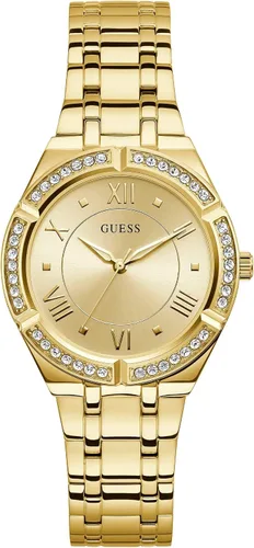 Miniatura 6 de Guess Reloj de cristal de silicona azul + tono oro rosa