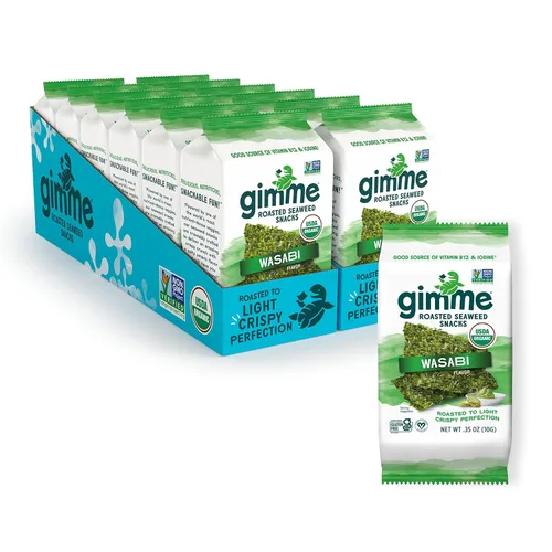 Miniatura 14 de Aperitivos de alga orgánica tostada de GimMe Health Foods