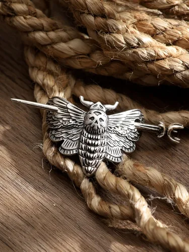 Miniatura 6 de HAQUIL Horquilla de insectos para mujeres y hombres, pasador gótico vintage con diseño simple de animales, regalo de joyería para hombres y mujeres