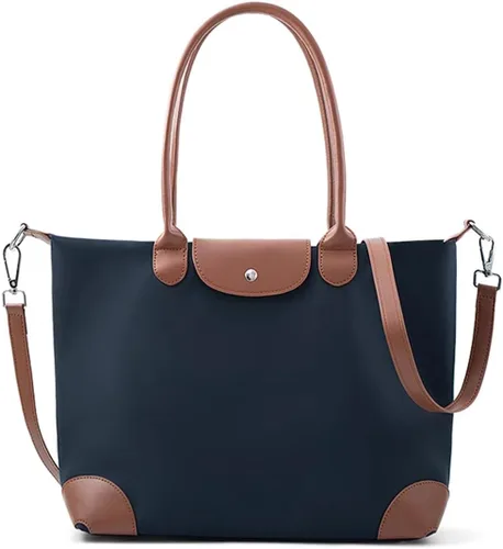 Miniatura 9 de YXBQueen Bolsa para laptop para mujer, impermeable, ligera, bolsa de mano para computadora, bolso grande de hombro con cremallera, 13/15 pulgadas
