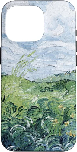 Miniatura 20 de Funda para iPhone 12 Pro Max Van Gogh Green Wheat Fields Modern Art Painting Phone Cover Case