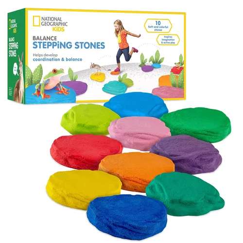 Miniatura 5 de edxeducation-63093 - Step-A-Trail - Troncos y tocones - Carrera de obstáculos de 6 piezas para niños - Coordinación de construcción - Juego físico e