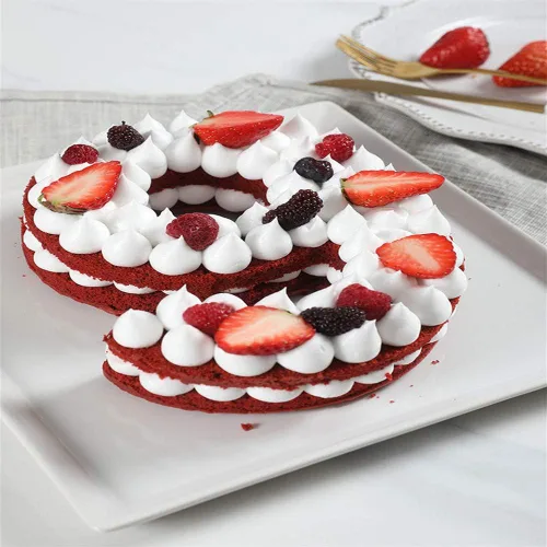Miniatura 5 de Ulalaza Moldes de silicona para hornear pasteles de 0 a 8 números, molde de pastel de pan y mousse para cumpleaños, boda, aniversario 3