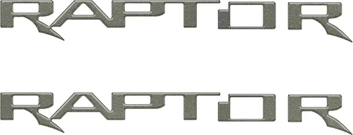Miniatura 15 de Insertos de emblema para capó - Compatible con Ford F-150/Bronco Raptor 2021-2026 * Color OE: plata icónica