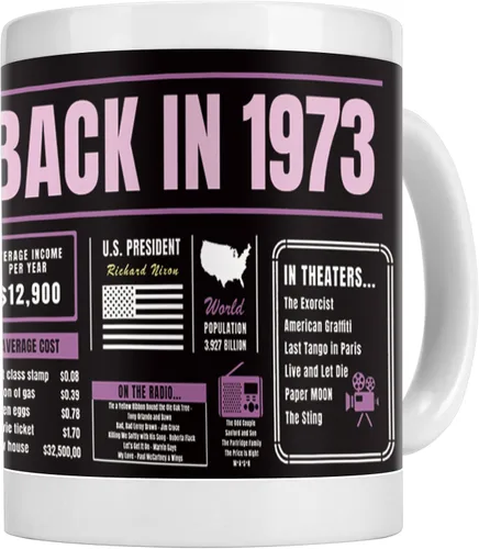 Miniatura 87 de Decoraciones de cumpleaños número 51, taza de café Back In 1972, regalos de cumpleaños de 51 años para hombres, mujeres, amigos, compañeros de De