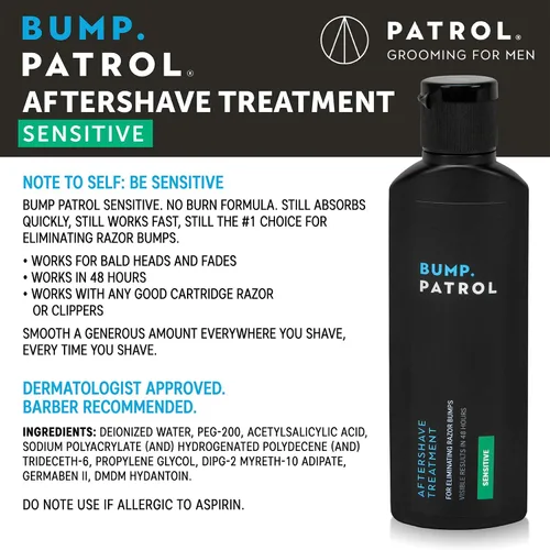Miniatura 2 de Bump Patrol Sérum de Tratamiento Post-Afeitado Fuerza Sensible – Bloqueador de Granos de Afeitado y Tratamiento para Vellos Encarnados para Hombres