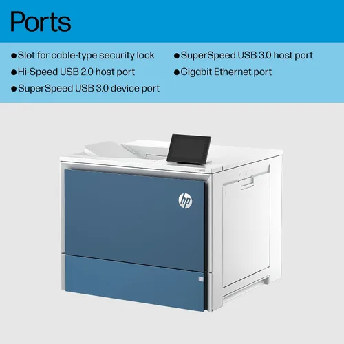 Miniatura 10 de HP Impresora Color LaserJet Enterprise 6701dn, mejor para negocios, (58M42A)