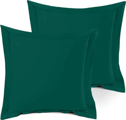 Miniatura 54 de Juego de 2 fundas de almohada estándar de 600 hilos, 100% algodón egipcio, con cierre de sobre, tamaño estándar de 20 x 26 pulgadas, fundas