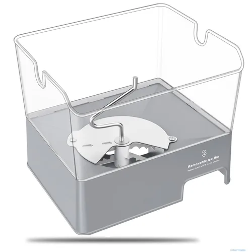 Cubo de hielo para refrigerador W11129522 mejorado compatible con repuesto KitchenAid W10564750 Whirlpool Cubo de hielo extraíble KRFF707ESS01