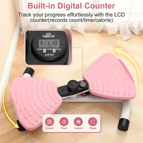 Miniatura 4 de Máquina para hacer ejercicio de cintura, máquina de abdominales ajustable, herramienta de fitness, sin ruido, para mujeres y hombres
