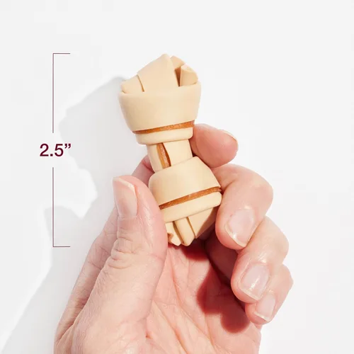 Miniatura 9 de SmartBones Mini huesos con pollo real, 56 unidades, masticables sin piel cruda para perros