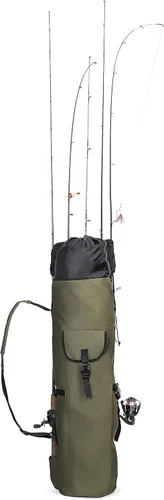 Miniatura 7 de Besti Bolsa Organizadora de Caña de Pescar (Portátil) para Hombro, Almacenamiento para Hogar y Viaje Organización Profesional de Carrete, Señuelos