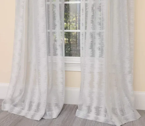 Miniatura 2 de Manor Luxe Bella cortina, panel, cortinas, 54"x84'', champán