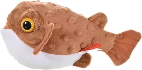 Miniatura 4 de Wild Republic Pufferfish, Cuddlekins Mini, animal de peluche, 8 pulgadas, regalo para niños, juguete de peluche, botellas de agua recicladas