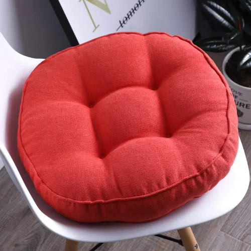 Miniatura 7 de Cojín redondo suave para silla, cojín acolchado antideslizante, cojines de asiento suaves y cómodos para sillas de cocina, comedor y oficina